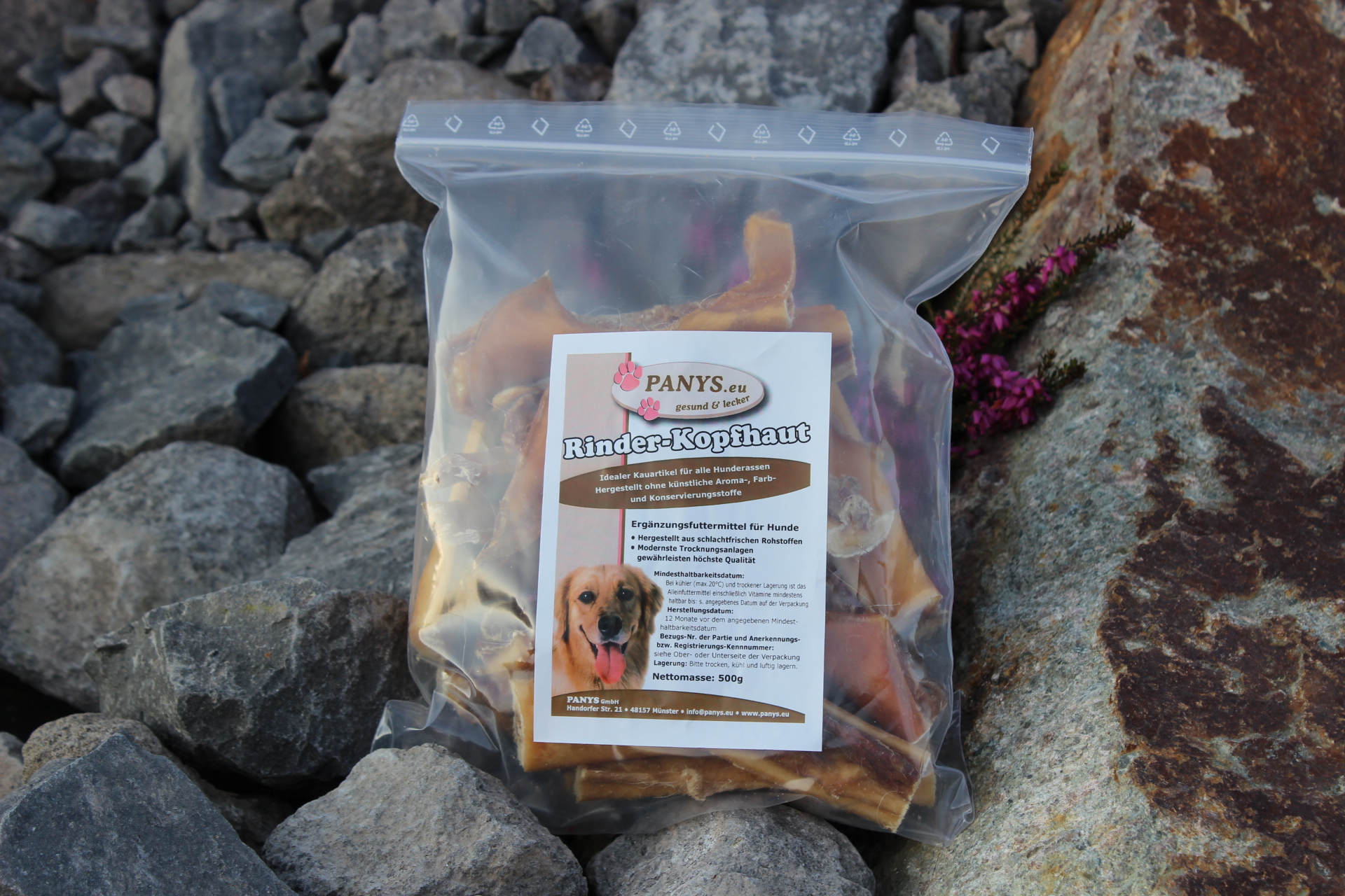 Rinderkopfhaut getrocknet - 350 g