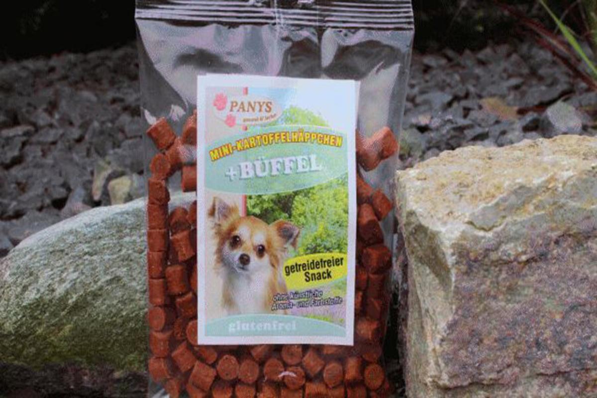 Getreidefreie Leckerli mit Büffel – PANYS Mini Kartoffelhäppchen Büffel 150 g