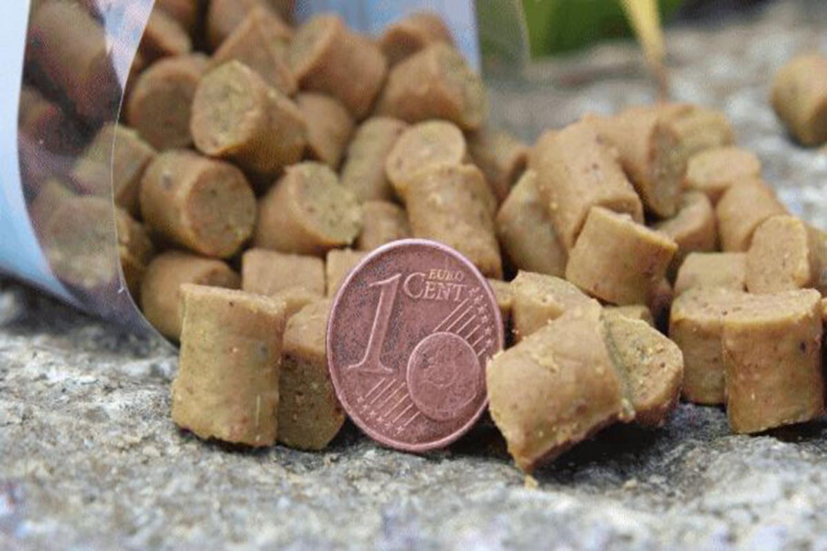 Getreidefreie Leckerli mit Ente – PANYS Mini Kartoffelhäppchen Ente in Nahaufnahme