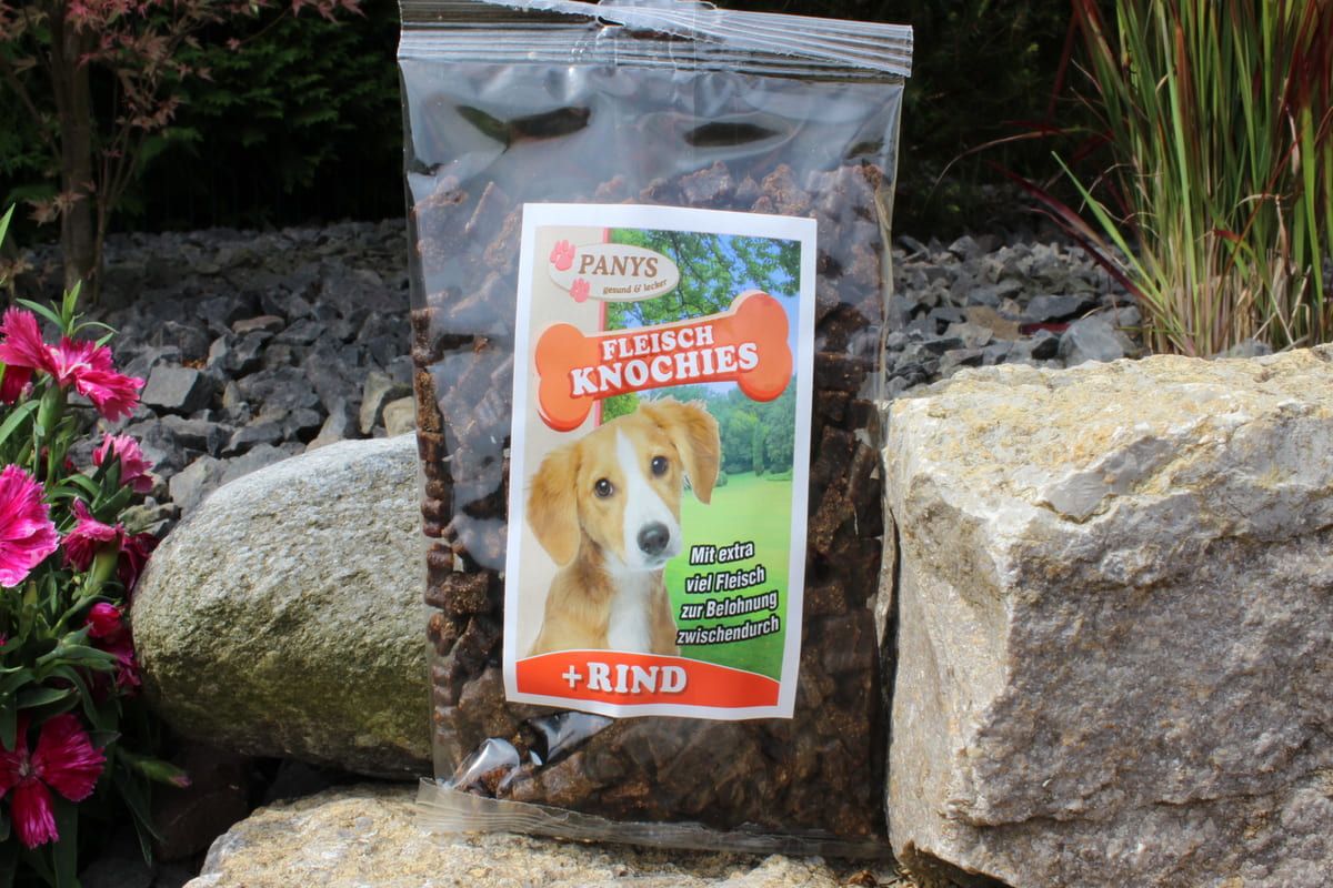 Rinder Leckerli für Hunde – PANYS Fleischknochies mit Rind 200 g