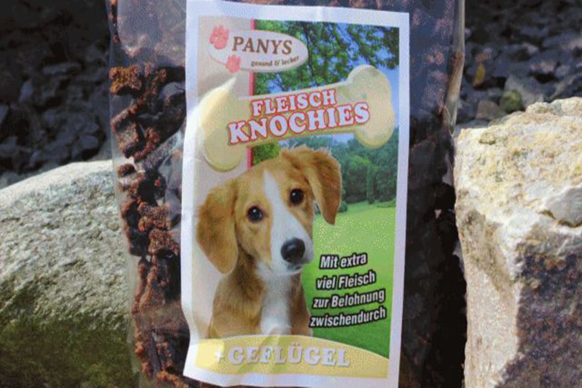 Leckerli mit Geflügel für Hunde – PANYS Fleischknochies mit Geflügel im 200-g-Beutel