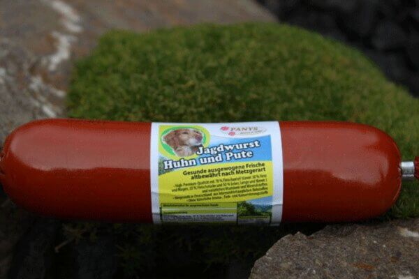 Hundewurst ohne Rind – PANYS Jagdwurst Huhn und Pute 200 g